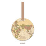 Luggage Tag Fashion Map