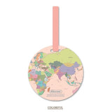 Luggage Tag Fashion Map