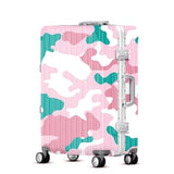 Camouflage Printing Rolling Luggage