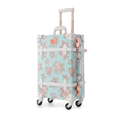 Spinner Wheels Retro Suitcase