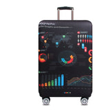 World Map Luggage Protector