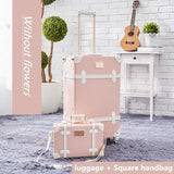 Vintage Rolling Luggage Set