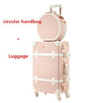 Vintage Rolling Luggage Set