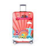 World Map Luggage Protector