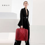 Crocodile PU Luxury Fashion Rolling Luggage