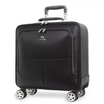 Genuine Leather Rolling Luggage