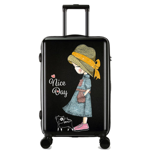 Personality Cute Trolley Suitcase