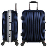Unisex Aluminum Frame & Metal Drawbar Travel Suitcase