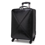 Fashion High Quality PU Rolling Luggage