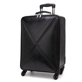Fashion High Quality PU Rolling Luggage