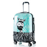 Unisex Cartoon Rolling Luggage