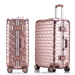 Unisex ABS+PC Aluminium frame TSA Rolling Luggage