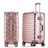 Unisex ABS+PC Aluminium frame TSA Rolling Luggage