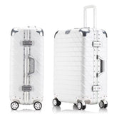 Unisex ABS+PC Aluminium frame TSA Rolling Luggage