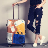 Rolling Luggage Retro