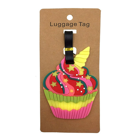 Cartoon Cup cake Kawaii Luggage Tag