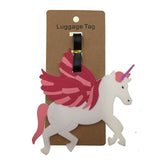 Cartoon Ice Cream Cake Luggage Tag