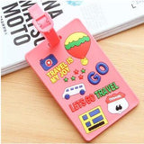 Cartoon Ice Cream Cake Luggage Tag