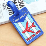 Cartoon Ice Cream Cake Luggage Tag