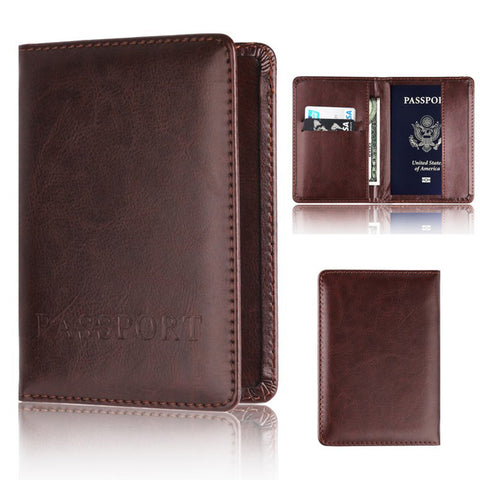 PU Leather Passport Cover